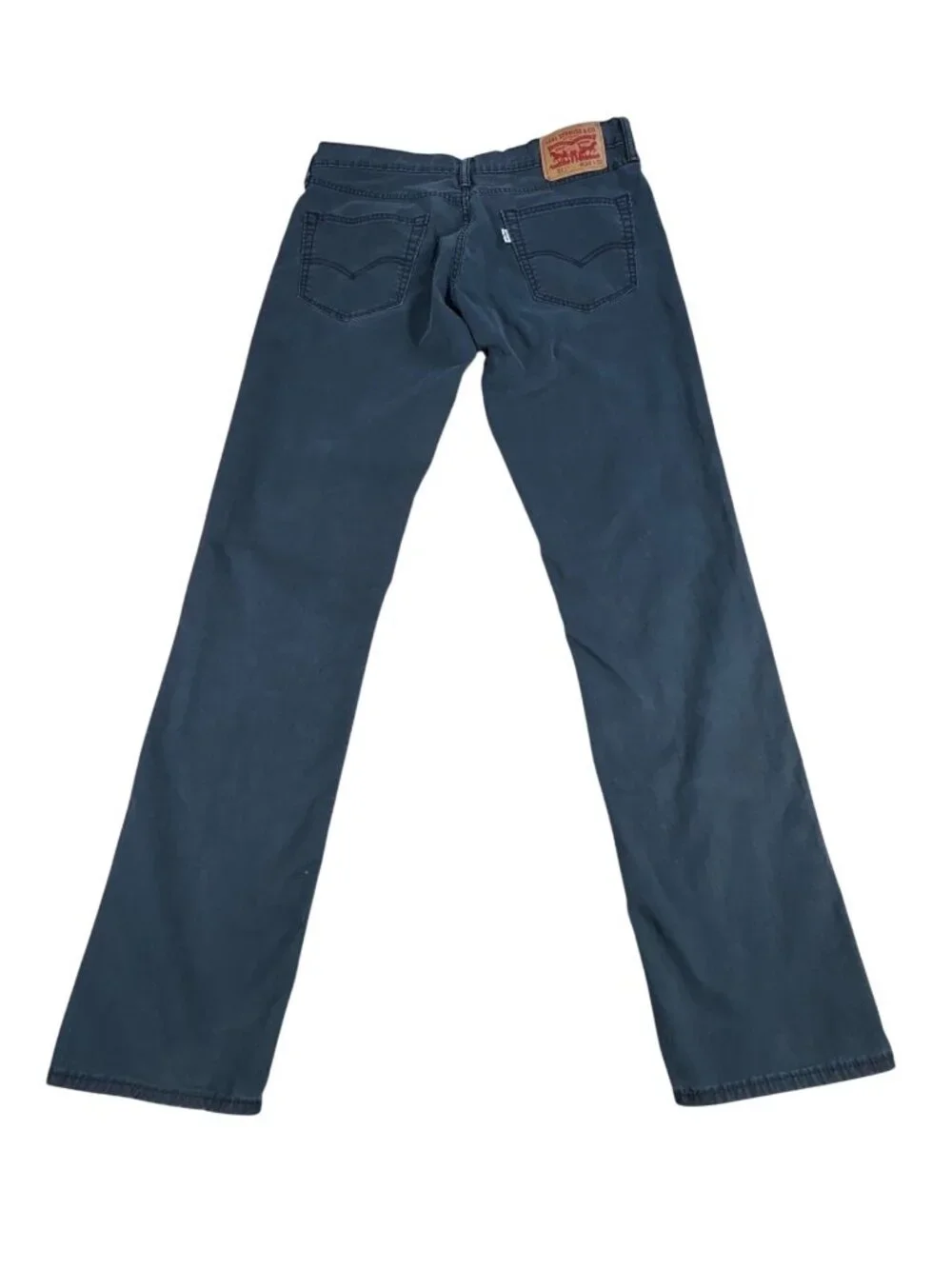 Levis 511 Slim Fit Gray Black Men's Pants 34x32 Stretch Chino Feel Pants Zip Fly